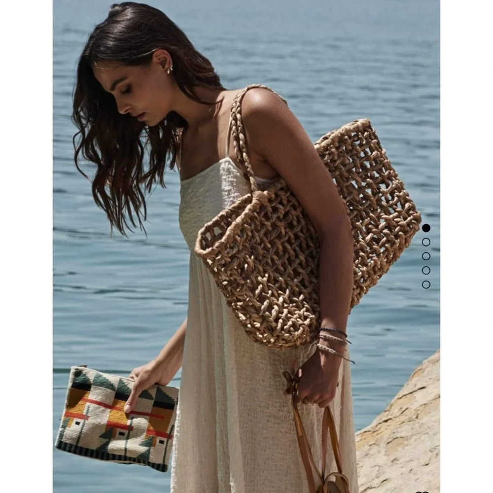 Guanabana Banana fiber bag SANTA MARTA - Toast